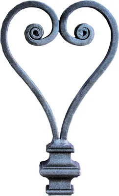 Immagine prodotto di decorativa a forma di cuore, in ferro, alta 19 cm, ideale per giardino e ingresso
