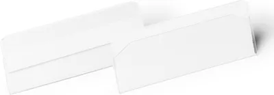 Produktbild von Etikettentasche 103x43mm HardCover transparent VE=5x10 Stück