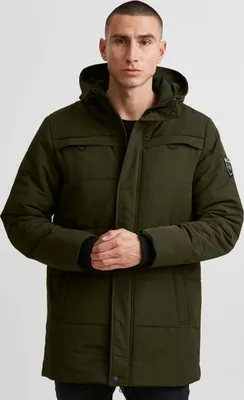 Produktbild von 11 Project PRBraga Herren Winterparka Parka Winterjacke gefüttert mit hochabschließendem Kragen
