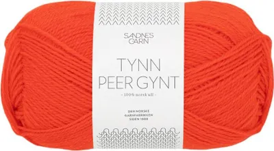 Produktbild von Sandnes Tynn Peer Gynt 50g - Norwegische Wolle 3819 spicy orange