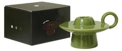 Productafbeelding van Vliegende Schotel Kandelaar - Romantische Decoratie - Groen