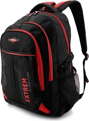 Produktbild von Wasserdicht Sport Rucksack für Jungen Herren Damen mit Laptop Fach Schulrucksack - Rot