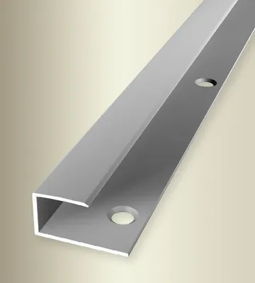 Produktbild von PROVISTON | Einfass- & Abschlussprofil | Aluminium | 23 x 13 x 2700 mm | Silber | Einschubprofil | Abschlussleiste | Bodenprofil