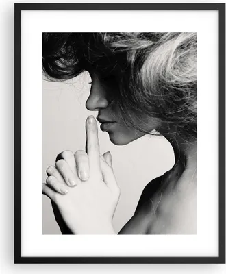 Produktbild von Gerahmtes Poster - Schwarzer Rahmen - Frau Modell - 40x50 cm - Wand Bild - Wanddeko - Wandbilder - Kunstposter - Wandposter - Bilderrahmen - Bilder - Kunstdruck - Wandbild - P2BPA40x50-3546