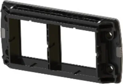 Produktbild von CONTA-CLIP Kabeldurchführungsrahmen Invers KDSI-SR inklusive Inlay 1- und 4-fach und Abdeckhaube für klein und groß