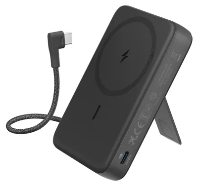 Produktbild von Anker Zolo Powerbank (10K, Magnetisch, Integriertes USB-C Kabel)