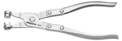 Schlauchklemmenzange 210 mm, Chrom-Vanadium-Stahl, vernickelt