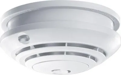 Produktbild von ESYLUX ER10018916, Photoelektrischer Reflexionsmelder, Kabelgebunden, Weiß, 85 dB, Oberflächenmontiert, AC