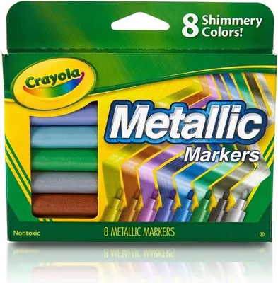 Produktbild von Crayola 8-Farben-Metallic-Marker