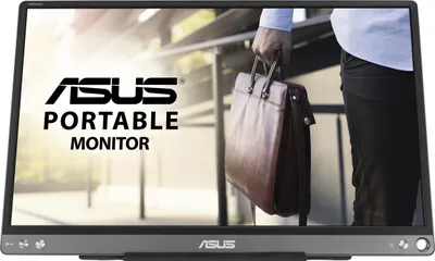 Produktbild von ASUS ZenScreen MB16ACE, 39,6 cm (15.6"), 1920 x 1080 Pixel, Full HD, LED, 5 ms, Grau