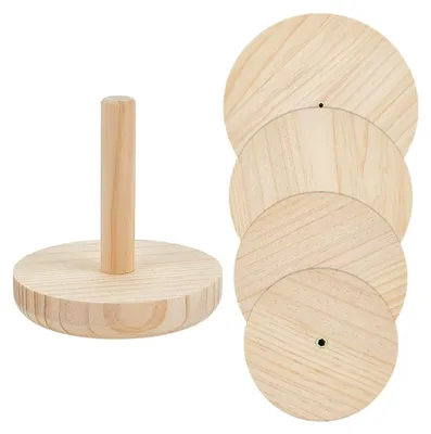 Produktbild von 4 Stück Holzkeramikformen in verschiedenen Größen