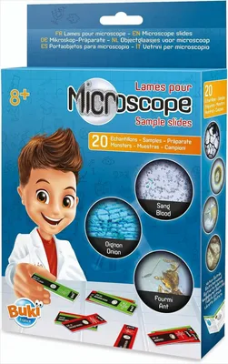 Produktbild von Mikroskop-Objektträger-Set – 20 verschiedene Proben