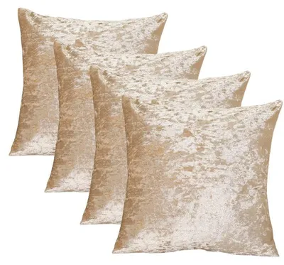 Produktbild von Omgoods –  Samtkissenbezüge, 55 x 55 cm (Set mit 4 Stück)