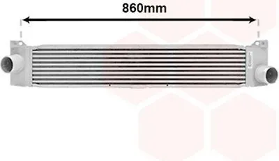 Produktbild von VAN WEZEL 17004360 Ladeluftkühler LLK für FIAT Ducato Kastenwagen (250, 290) Turbo Intercooler