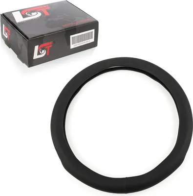Produktbild von Lenkradbezug Ø 38x9 cm 15x3,5 Zoll Schwarz für KIA für HYUNDAI für DAEWOO