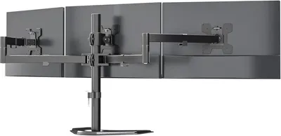 Dreifach-Monitorständer für 27 Inch verstellbar 10 kg Tragfähigkeit