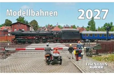 Produktbild von EK-Verlag Modellbahnen Kalender 2027: Liebevoll gestaltete Miniaturwelten für Eisenbahnliebhaber