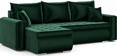 Produktbild von Ecksofa Luis L - Eckcouch L-Form, Sofa Couch, mit Schlaffunktion, Bettkasten, Kissen und Steppung, Polstermöbel, LINKS, Riviera 38