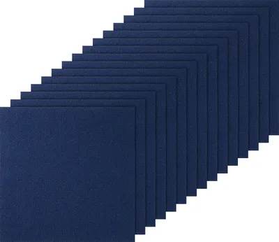 Image de VEVOR abnehmbare und aufklebende Teppichmatte, 61 x 61 cm, für die DIY-Installation in Schlafzimmer und Wohnzimmer (15 Stück pro Packung, dunkelblau)