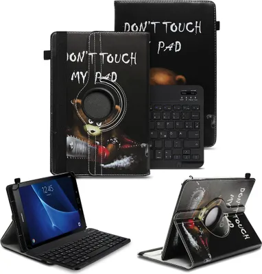 Produktbild von Schutzhülle Samsung Galaxy Tab A6 10.1 2016 Hülle Tablet Tasche QWERTZ TastaturFarben:Motiv 9