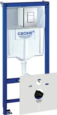 Obrázek produktu pro WC prvek Grohe Rapid SL s vestavěnou splachovací nádržkou a splachovací deskou Skate Cosmopolitan chrom