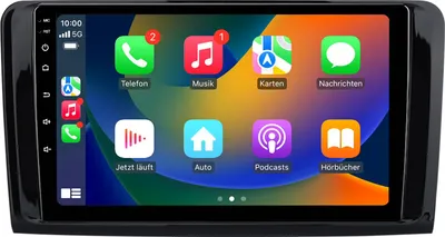 Obrázok produktu pre Android autorádio 64 GB pre Mercedes ML W164 2005–2012 Carplay Android Auto WiFi GPS navigácia DSP SWC Bluetooth