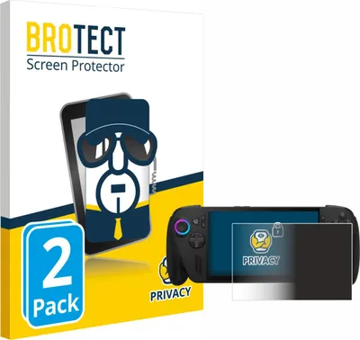 Produktbild von 2x BROTECT Sichtschutzfolie für ASUS ROG Ally X 2025 Anti-Spy Privacy Sichtschutz Blickschutz Folie Blaulicht-Schutz