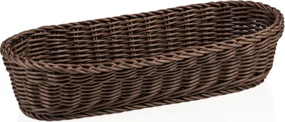Obrázok produktu pre Kôš na bagety košík hnedý Gastro 40 x 16 x 8 cm, polypropylén