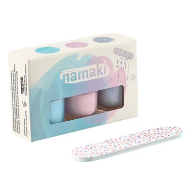 Immagine prodotto di Set Nagellack - Blu smerigliato, rosa pallido, blu argento