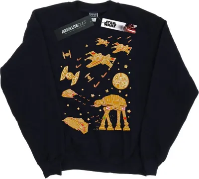 Produktbild von Star Wars - "Gingerbread Battle" Sweatshirt für Herren BI45879 (XL) (Marineblau)