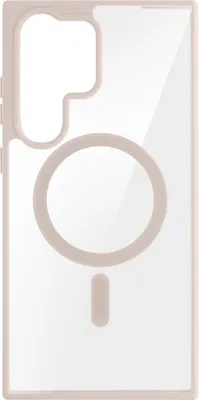 Produktbild von Avizar, MagSafe Hülle mit Silikonrand für Samsung Galaxy S23 Ultra, Hellrosa