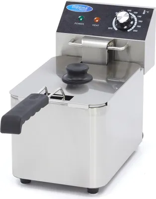 Maxima - Gastro Fritteuse - 4 l - 1 Korb - Bis zu 0,8 kg Pommes Frites