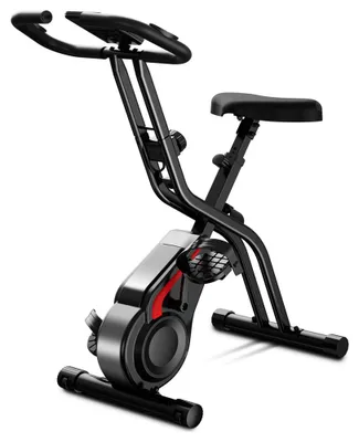 Immagine prodotto di Cyclette da allenamento a resistenza magnetica, 8 livelli, compatta e pieghevole, ideale per l'allenamento cardiovascolare