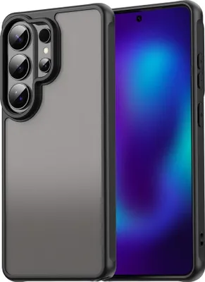 Obrázok produktu pre Puzdro pre Samsung Galaxy S26 Ultra - Zadný kryt Phonesta AirFrost Polopriehľadné - Matná čierna