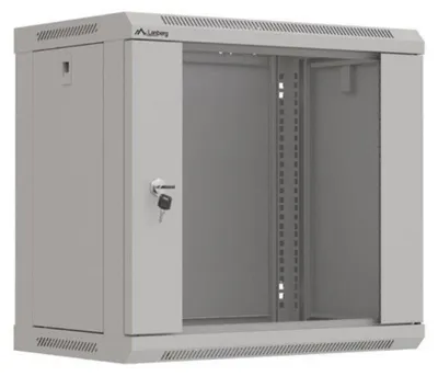 Immagine prodotto di LANBERG 19" 9U 540x350 Wandgehäuse Glastür (FlatPack) gr