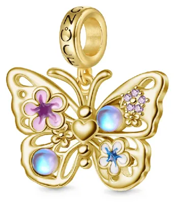 Produktbild von Gnoce Charm Anhänger Schmetterling GOC004-G