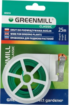 Obrázok produktu pre Rastlinný drôt tenký rastlinný viazač na podporu lezenia a záhradníctvo s rezačkou 25 m