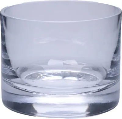 Produktbild von Teelichthalter, Dekoglas H. 7,5cm D. 9,3cm Glas transparent Hendriks Deco WA