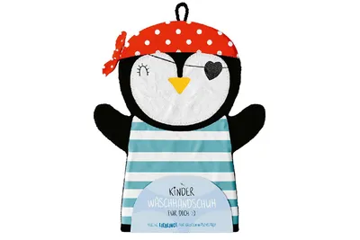 Produktbild von Waschhandschuh 'Pinguin'
