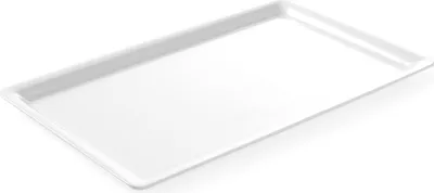 Zdjęcie produktu dla Taca Ekspozycyjna Bufetowa Do Potraw Z Melaminy Gn1/4 Wys. 20Mm Biała - Hendi 566046
