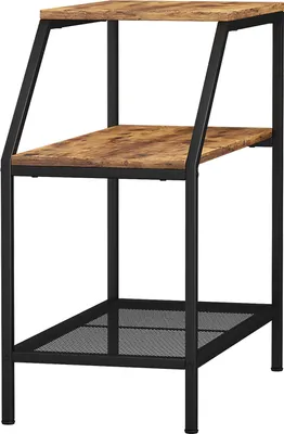 Produktbild von Anstelltisch  Vicco Fyrk Eiche rustikal 30 x 60 cm mit 2 offenen Ablagen, Model 49825