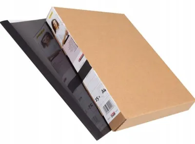 Produktbild von Opus Thermobindemappen 4mm Schwarz 25 Stück