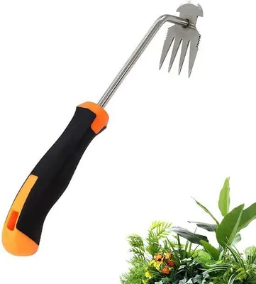 Produktbild von Famanu Hand-Unkrautstecher mit Gummigriff - Professionelles Gartengerät