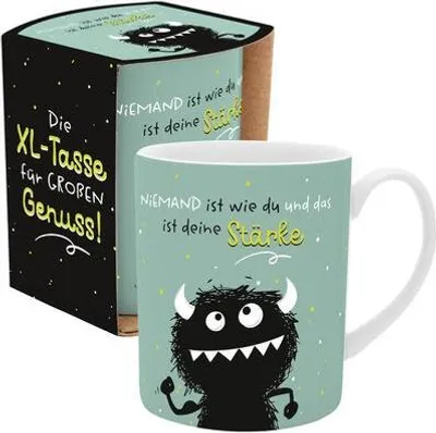 Image de Tasse XL motif « Monster », avec ruban cadeau