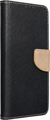 Image de Etui Fancy Book pour IPHONE 16 PLUS noir / or