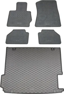 Produktbild von Rigum Gummi Fußmatten + Kofferraumwanne im Set für BMW X3 F25