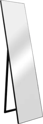 Produktbild von [en.casa] Lustro stojące Barletta 150x35 cm lustro na całej długości prostokątne lustro toaletowe uchylne pochylane czarne