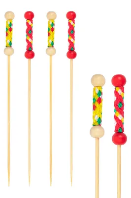 Produktbild von 200x Fingerfood Spieße "String" aus Bambus 12cm