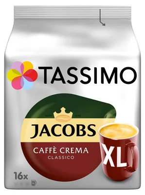 Produktbild von Tassimo Kapseln Jacobs Caffè Crema Classico XL, 80 Kaffeekapseln