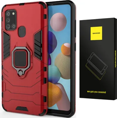 Immagine prodotto di Custodia SPACECASE X-ring per Galaxy A21s Rosso